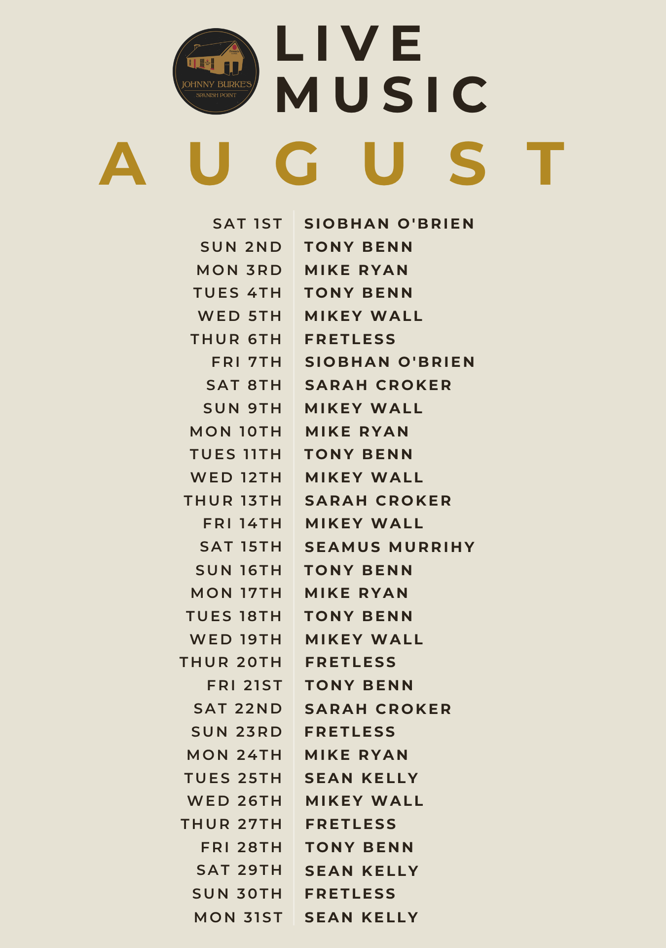 august