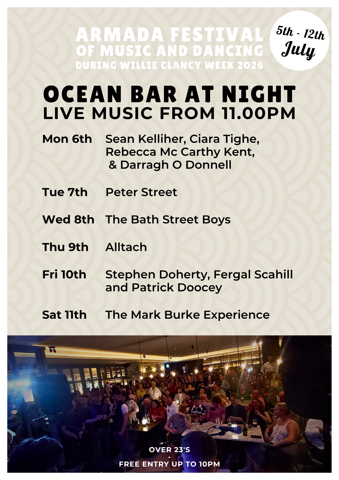 willie clancy 2026 lineup for website ob